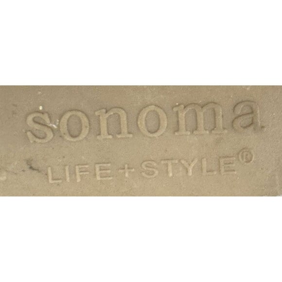 Sonoma Womens Espadrilles Wedge Sandals Peep Toe Summer Shoes Red Size 7.5 - Picture 9 of 10